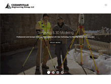 Tablet Screenshot of cedarvilleeng.com